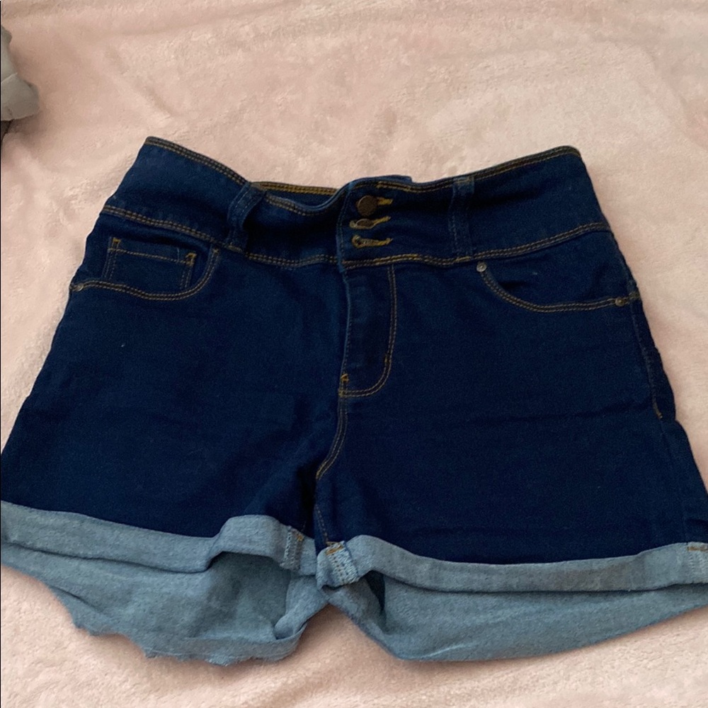 Women's Blue Denim Shorts